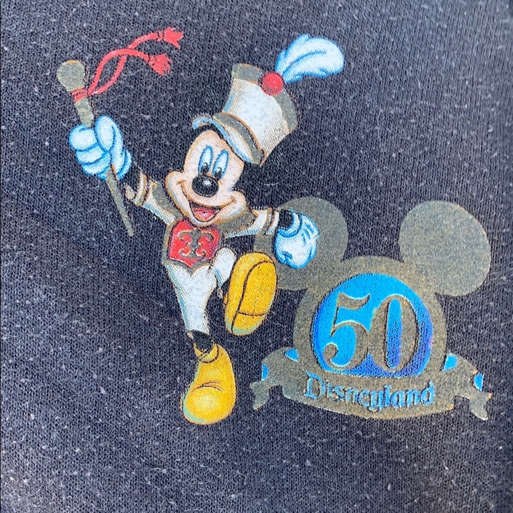 Disney 50th Anniversary Black Zip Up Hoodie - Picture 4 of 8